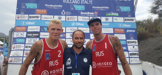 Messaggerie Bacco Catania - Maimone con i campioni europei Ivanov/Gorbenko