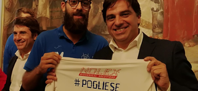 Volley Catania - Finoli e il sindaco Pogliese
