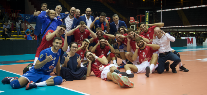 Volley Catania - Vittoria 3-1 su Cuneo