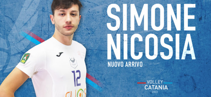 Volley Catania - Nuovo arrivo Simone Nicosia